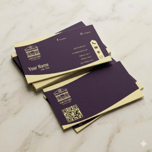 Attorney Law Firm Business Card Elegant