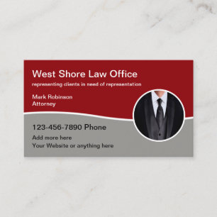 Attorney Law Office Business Cards