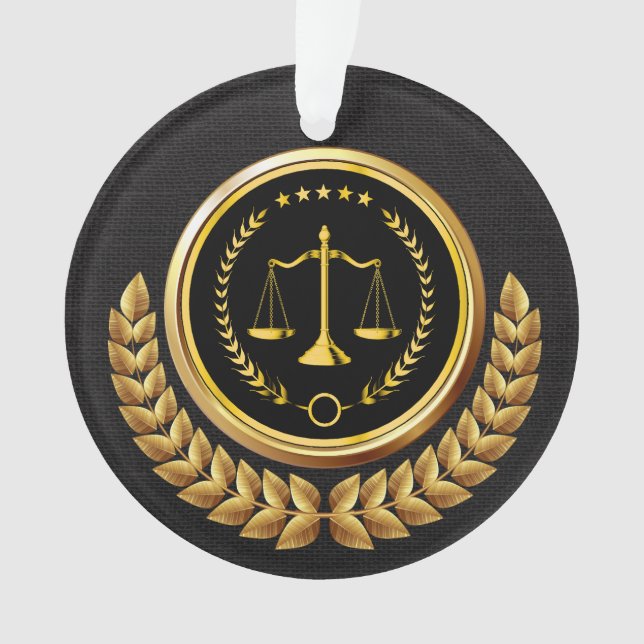 Attorney - Law Office Ornament (Front)