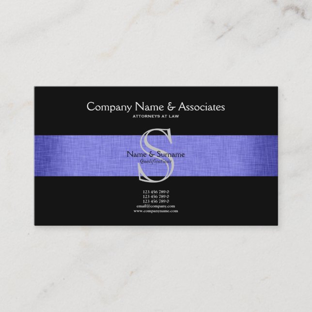 Attorney Lawyer Business Card (Front)