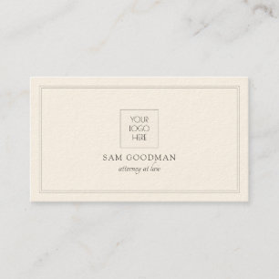 Attorney Lawyer Business Logo Business Card