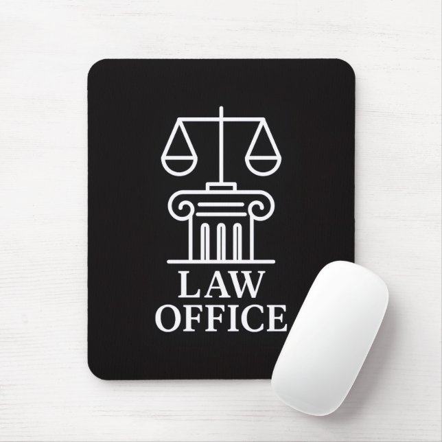 Attorney & Legal Design Mouse Mat (With Mouse)