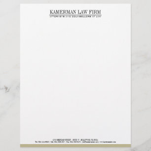 Attorney Letterhead Design
