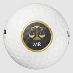 Attorney Monogram Executive Gift Golf Balls