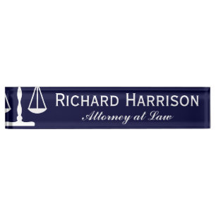 Attorney Nameplate