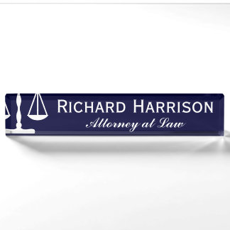 Attorney Nameplate