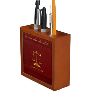 Attorney - Scales of Justice Design Desk Organiser