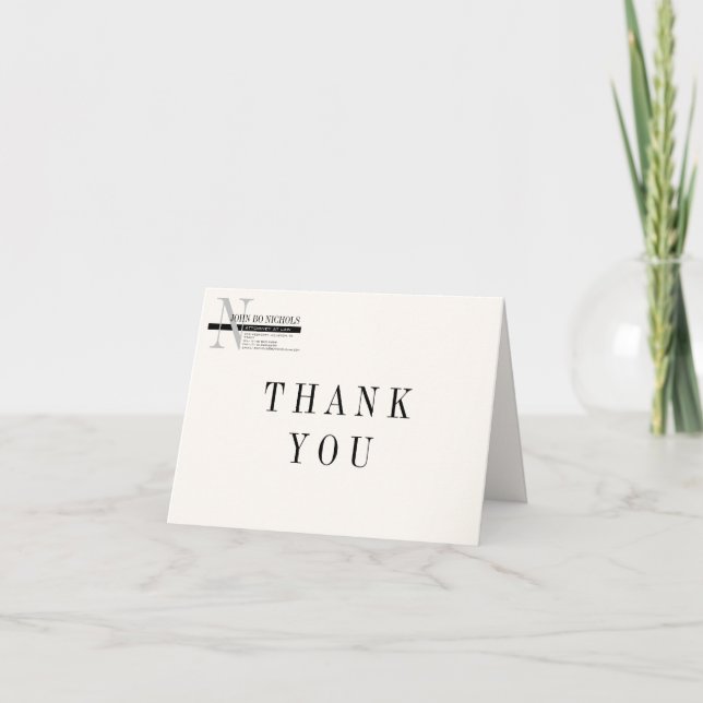 Attorney Thank You Card (Front)