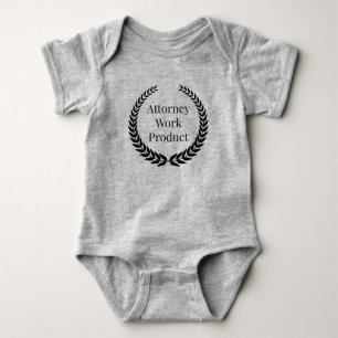 Attorney Work Product (Wreath) Baby Bodysuit