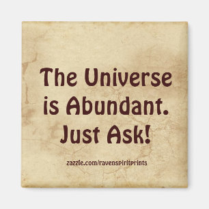 Attract Abundance Success Motivational Magnet