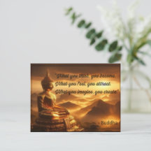 Attract To Create Postcard