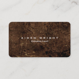 Attractive Brown Stylish Modern Minimalist Business Card