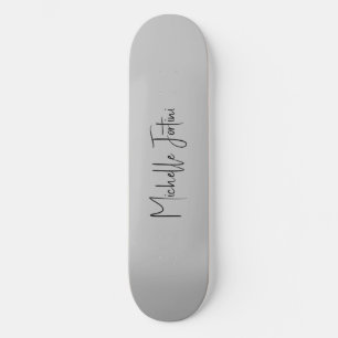 Attractive Calligraphy Modern Minimalist Skateboard