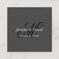 Attractive Calligraphy Monogram Wedding