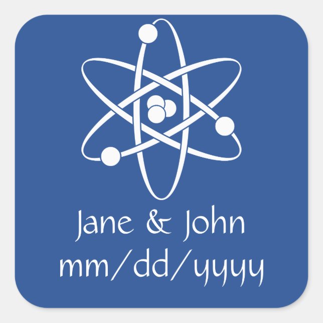 Attractive Forces in Blue Sticker (Front)