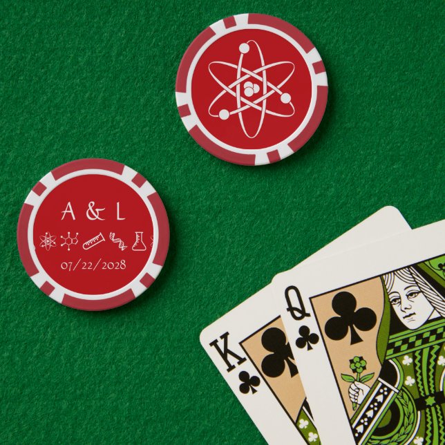 Attractive Forces in Cherry Poker Chips (Poker Table (Double))