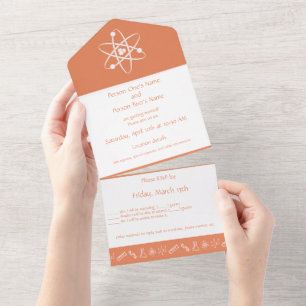 Attractive Forces in Coral All In One Invitation