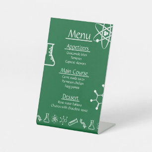 Attractive Forces in Green Pedestal Sign