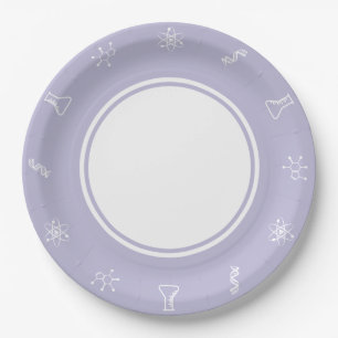 Attractive Forces in Lavender Paper Plate