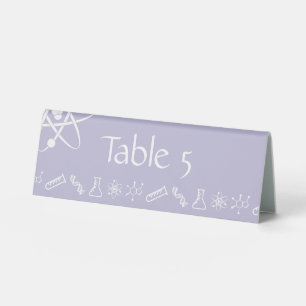 Attractive Forces in Lavender Table Tent Sign
