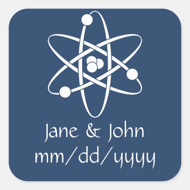 Attractive Forces in Navy Sticker (Front)