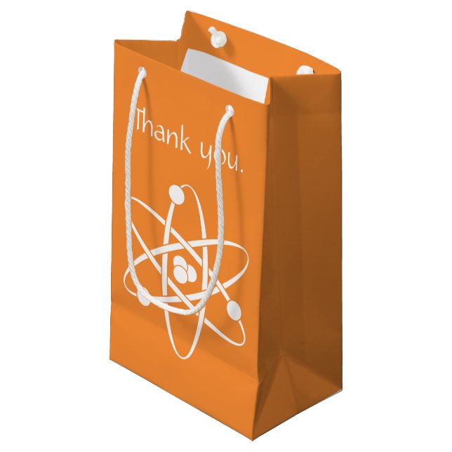 Attractive Forces in Orange Gift Bag (Front Angled)