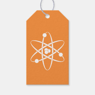 Attractive Forces in Orange Gift Tag