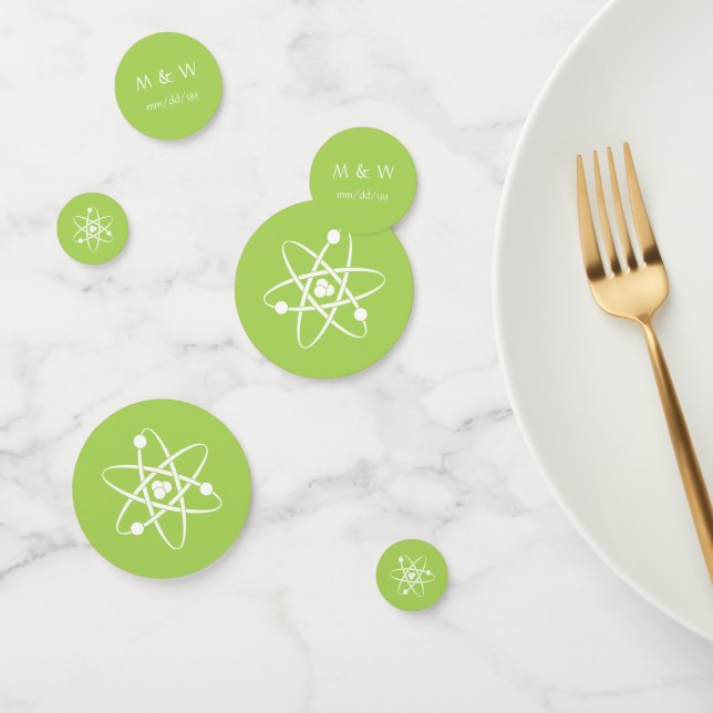 Attractive Forces in Peridot Table Confetti (Group)