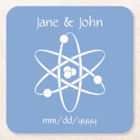 Attractive Forces in Periwinkle Paper Coaster