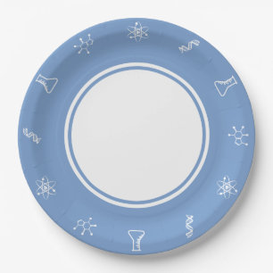 Attractive Forces in Periwinkle Paper Plate