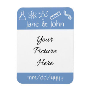 Attractive Forces in Periwinkle Reminder Magnet