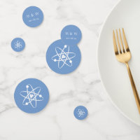 Attractive Forces in Periwinkle Table Confetti