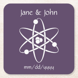 Attractive Forces in Purple Paper Coaster