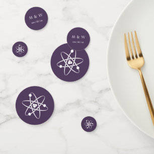 Attractive Forces in Purple Table Confetti