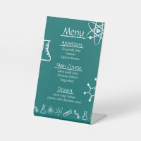 Attractive Forces in Teal Pedestal Sign