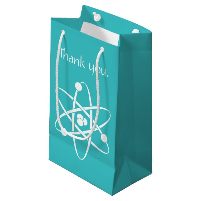 Attractive Forces in Turquoise Gift Bag (Front Angled)