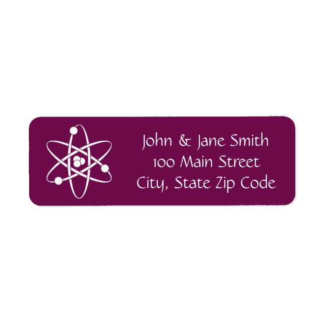 Attractive Forces in Wine Return Address Label (Front)