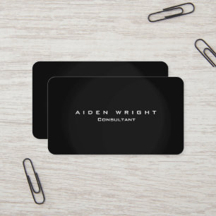 Attractive Grey Stylish Modern Minimalist Business Card