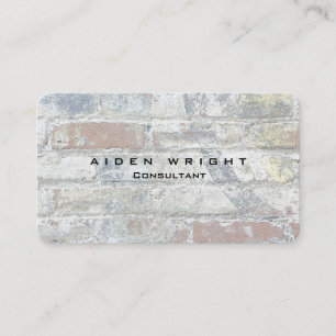 Attractive Grey Wall Stylish Modern Minimalist Business Card