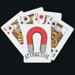 Attractive Magnet Playing Cards<br><div class="desc">Your magnetic personality can’t be denied! Why not show it off? Original vector art – feel free to customise!</div>