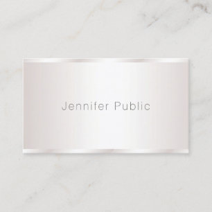 Attractive Modern Design Glamour Elegant Luxury Business Card