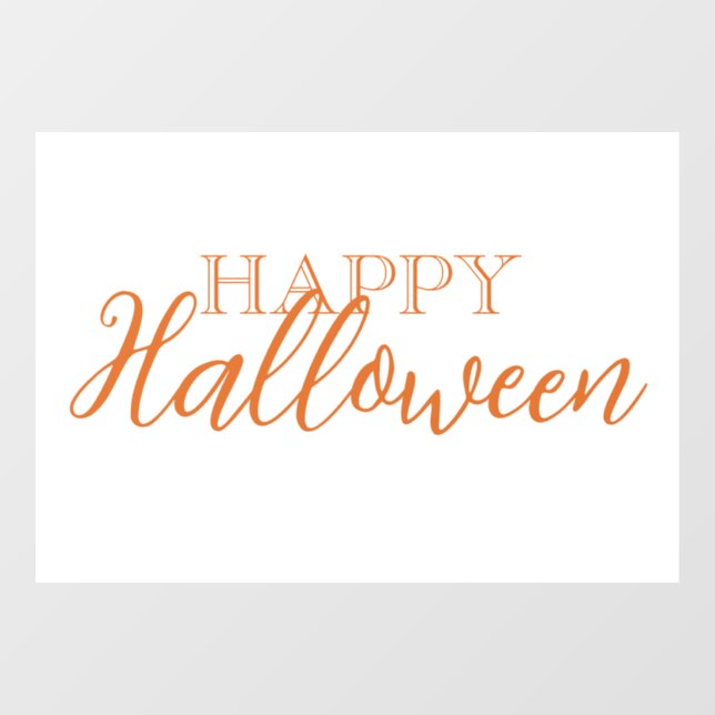 Attractive & Mystical Halloween Witch Conjures Window Cling (Sheet)