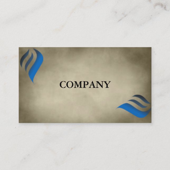 Attractive Natural Business Card Template (Front)