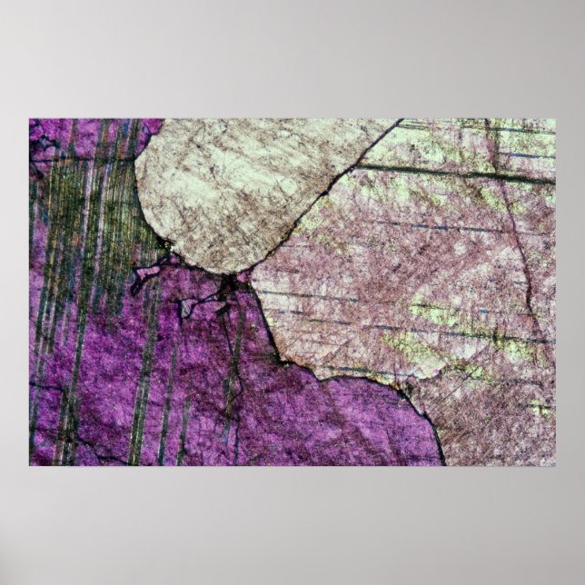 Attractive Pink marble texture Poster (Front)