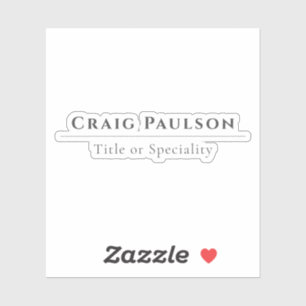 Attractive Simple Professional Plain Minimalist