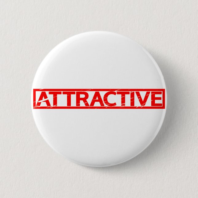 Attractive Stamp 6 Cm Round Badge (Front)