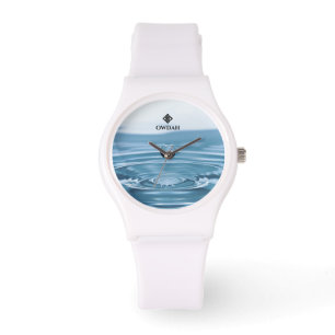 Attractive women's white watch