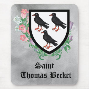 Attributed Arms of St. Thomas Becket Mouse Mat