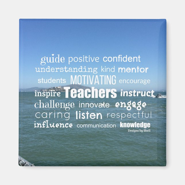 Attributes of a Great Teacher Magnet (Front)