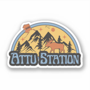 Attu Station, Alaska Sticker